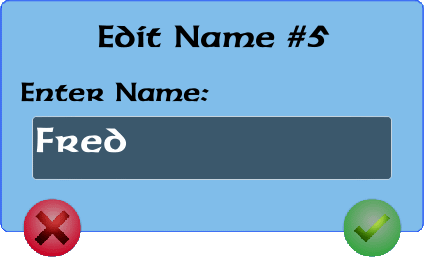 edit name