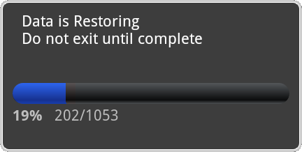 restore running