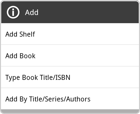 items add new dialog