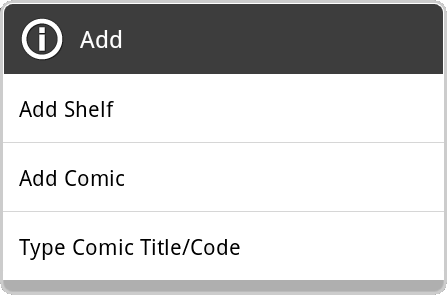 items add new dialog